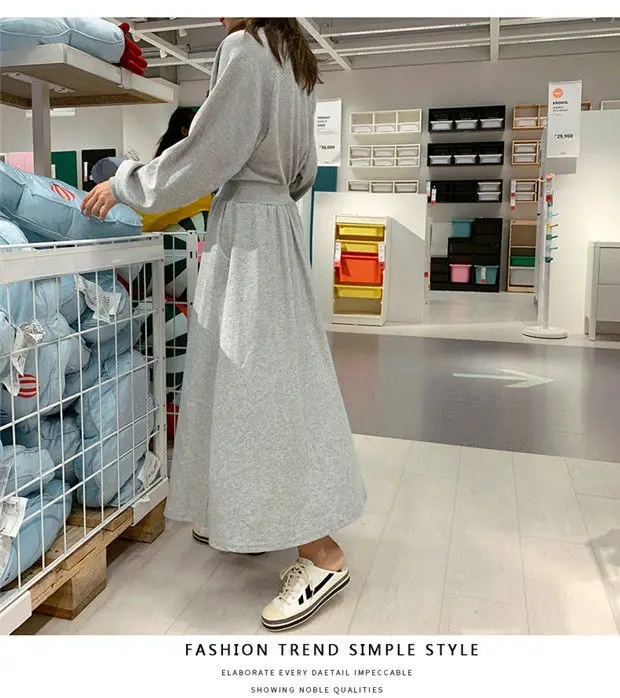 Long Sleeve Black Slimming Dress for Women Winter — feature 15