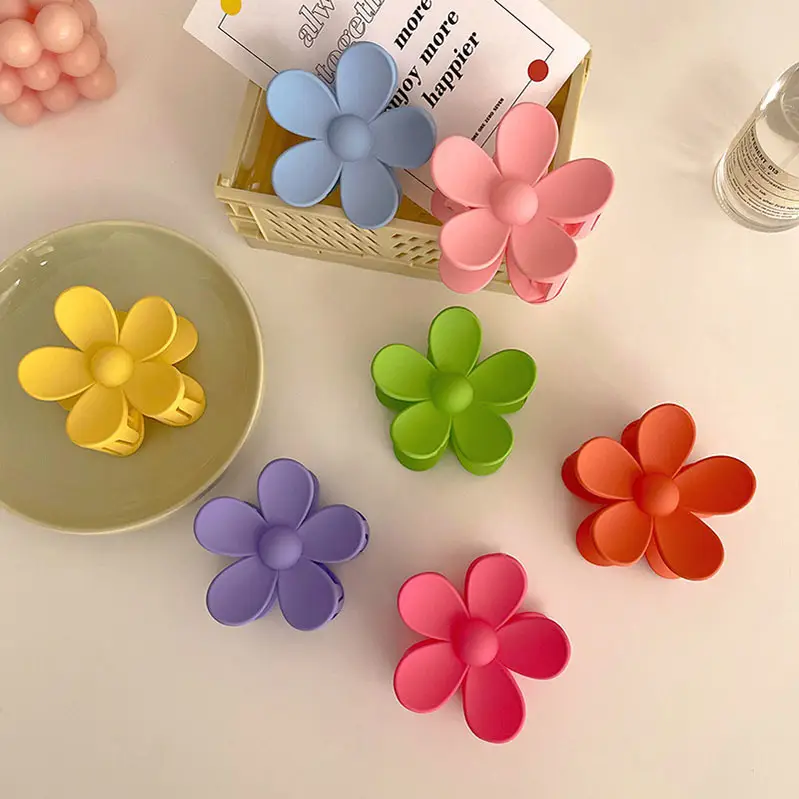 Yellow Flower Hair Clip for Women - Image 10