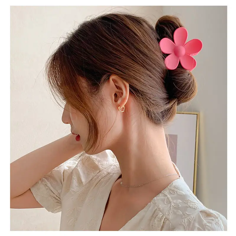 Yellow Flower Hair Clip for Women - Image 12