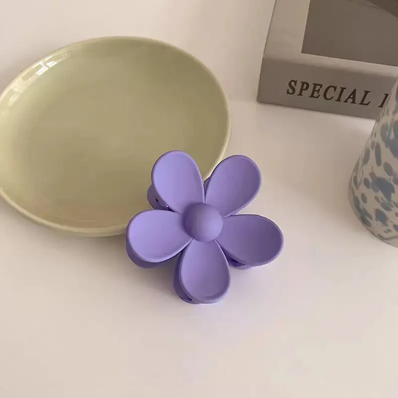 Yellow Flower Hair Clip for Women - Image 2