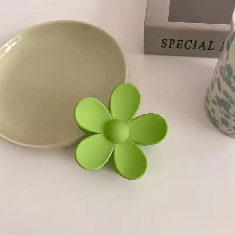 Yellow Flower Hair Clip for Women - Image 3