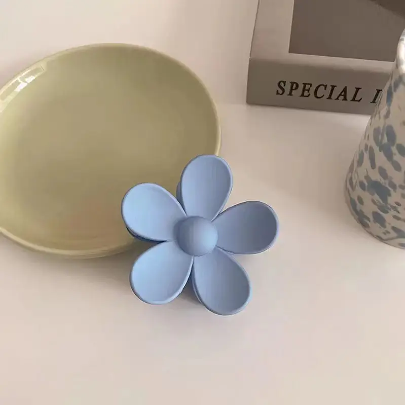Yellow Flower Hair Clip for Women - Image 4