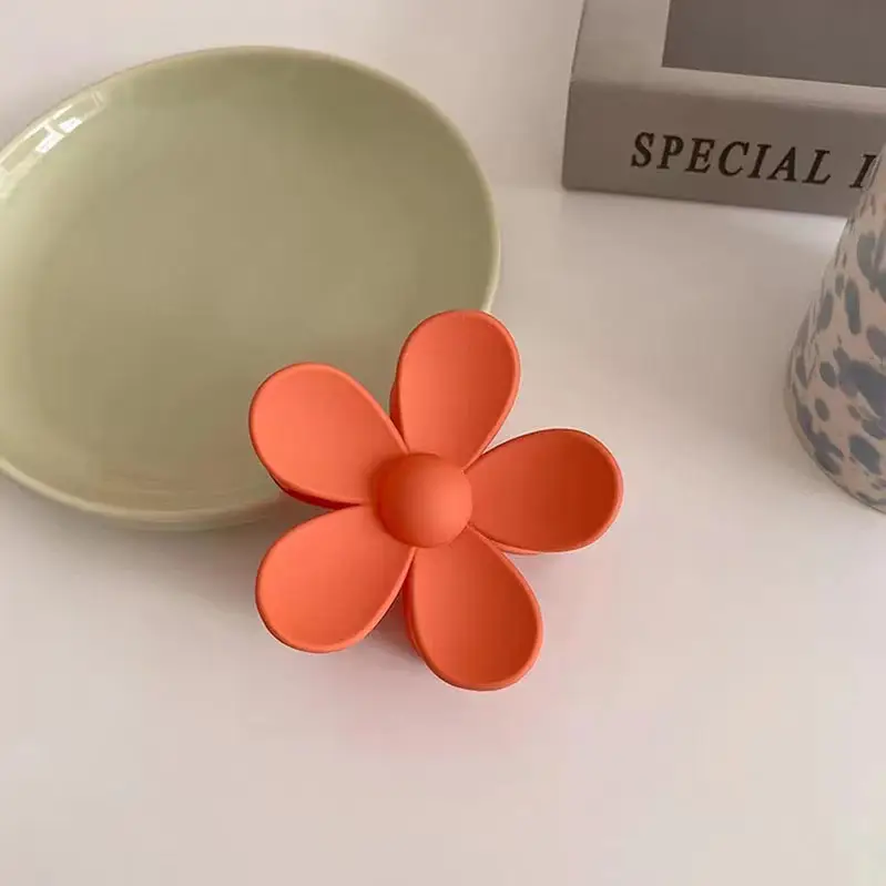Yellow Flower Hair Clip for Women - Image 7