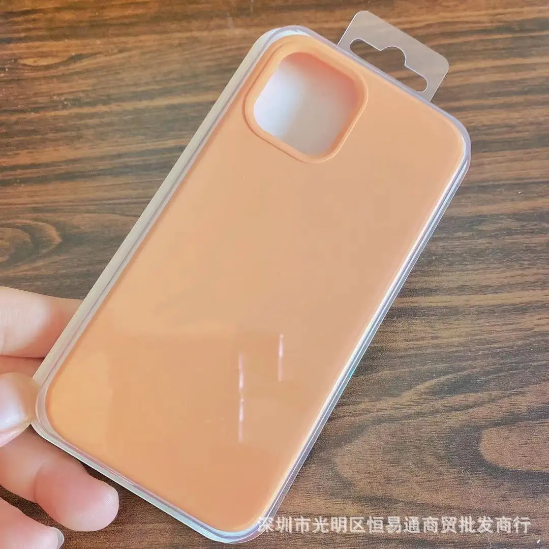 Liquid Silicone iPhone 12 Case Velvet Blue Anti-Fall - Image 28