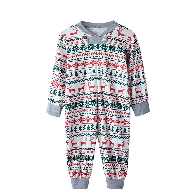 2025 Christmas Family Pajamas Set European American Winter — feature 10