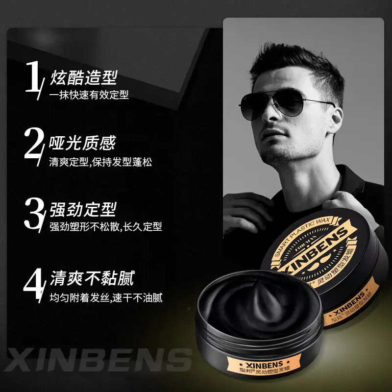 Men's Smart Styling Hair Wax with Fragrance & Shaping - Image 5