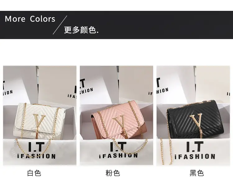 White Quilted LV Style Shoulder Bag with Tassel Decor — feature 6