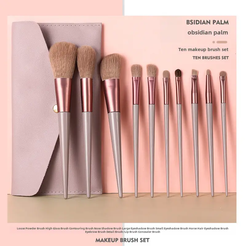 Soft Bristled Makeup Brush Set for Beginners - Image 4