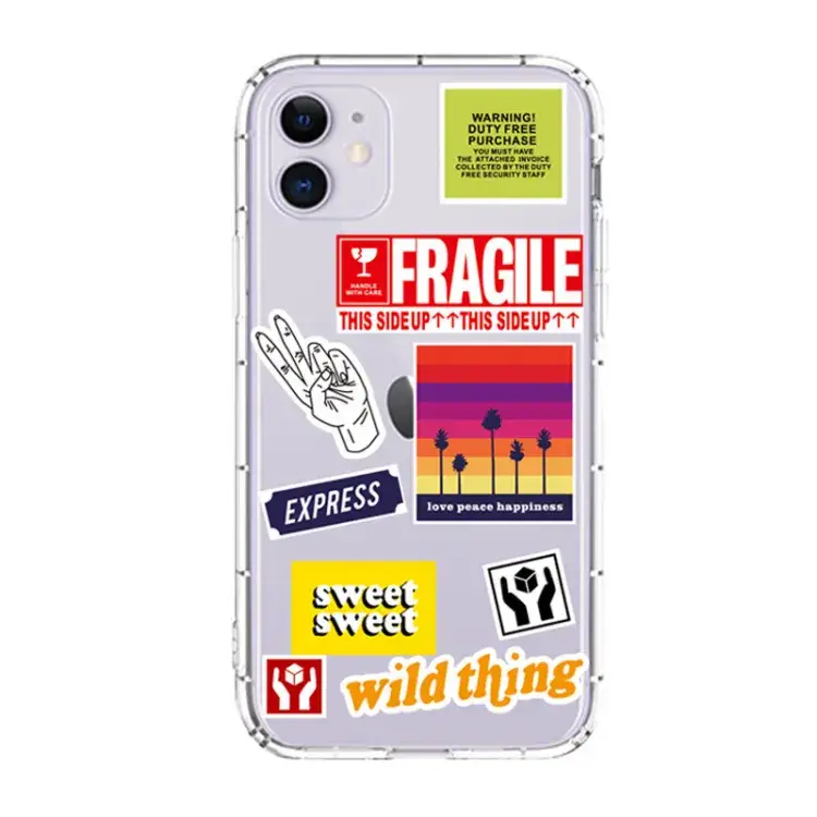 Transparent TPU iPhone Cases 14" DIY Creative Anti-Fall - Image 11