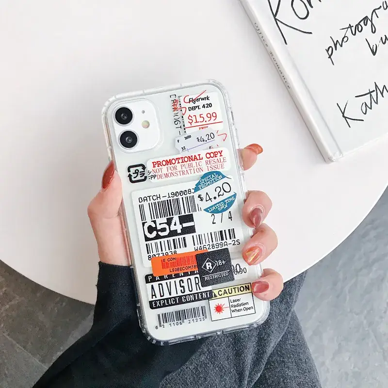 Transparent TPU iPhone Cases 14" DIY Creative Anti-Fall - Image 16