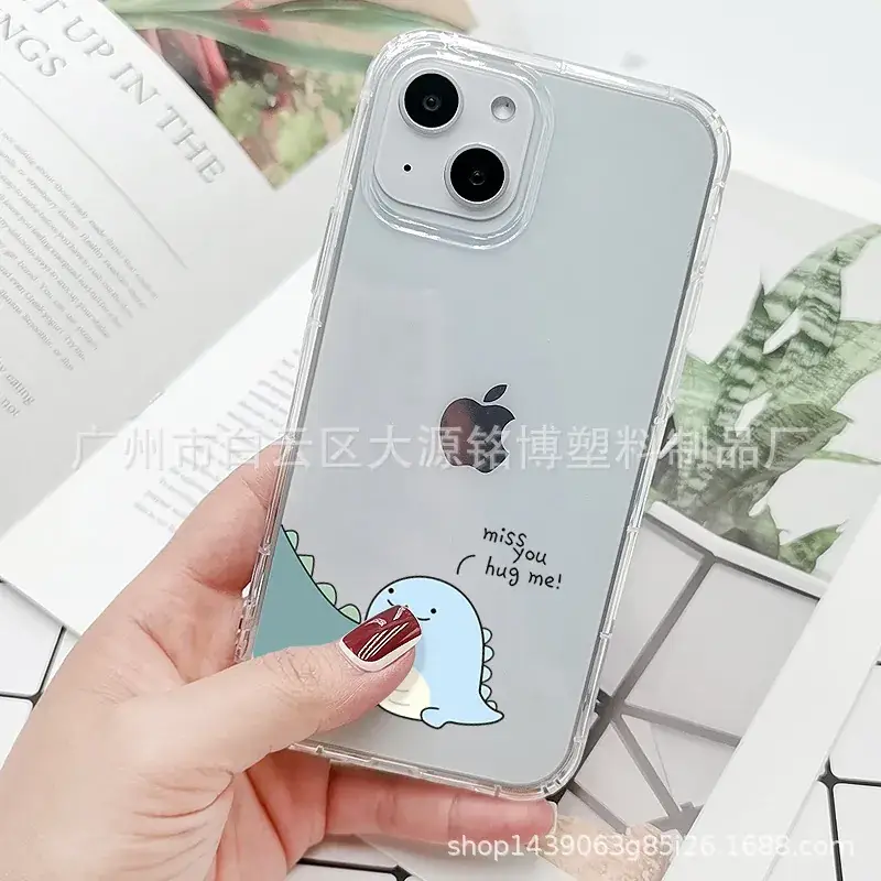Transparent TPU iPhone Cases 14" DIY Creative Anti-Fall - Image 17