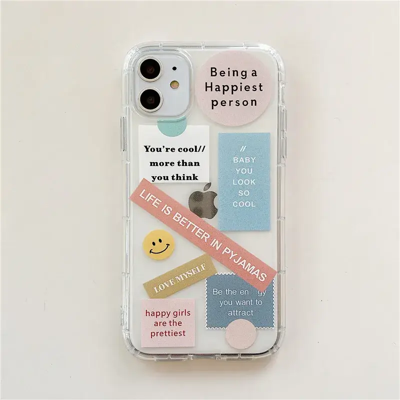 Transparent TPU iPhone Cases 14" DIY Creative Anti-Fall - Image 4