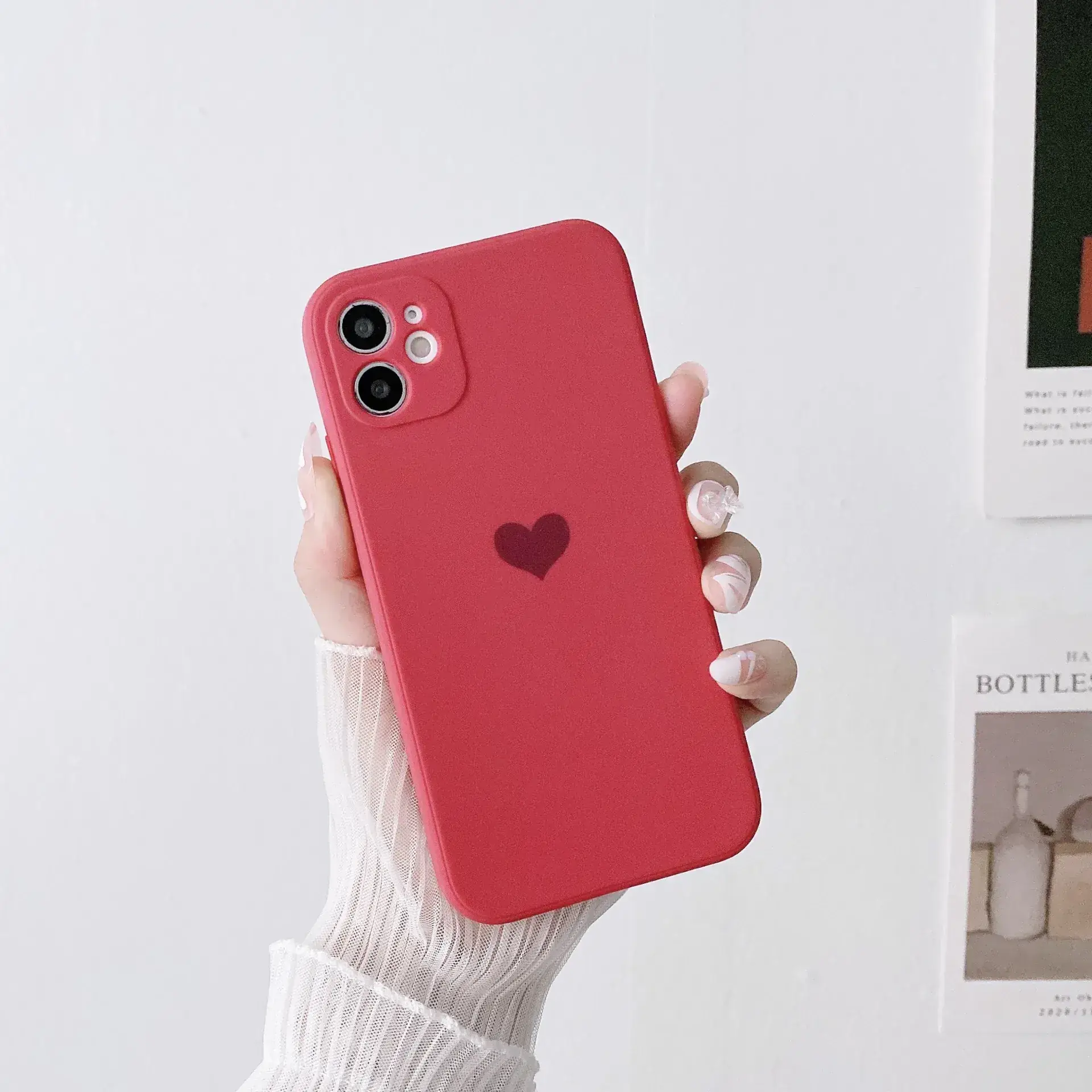Red Silicone Mobile Case for 11/14 All-inclusive 7g