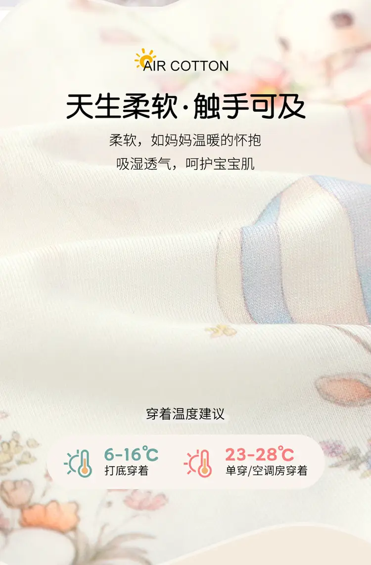 Baby Lyocell Romper 3-24M Cotton Soft Skin Friendly — feature 4