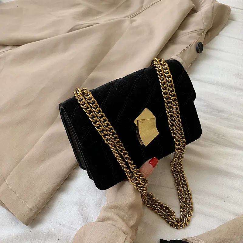Red Velvet Crossbody Bag for Women 2021 - Image 3