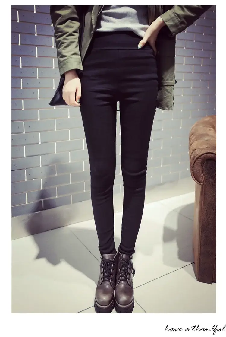 2021 Korean Style Ankle Pants Women Stretch Slimming Holes — feature 11