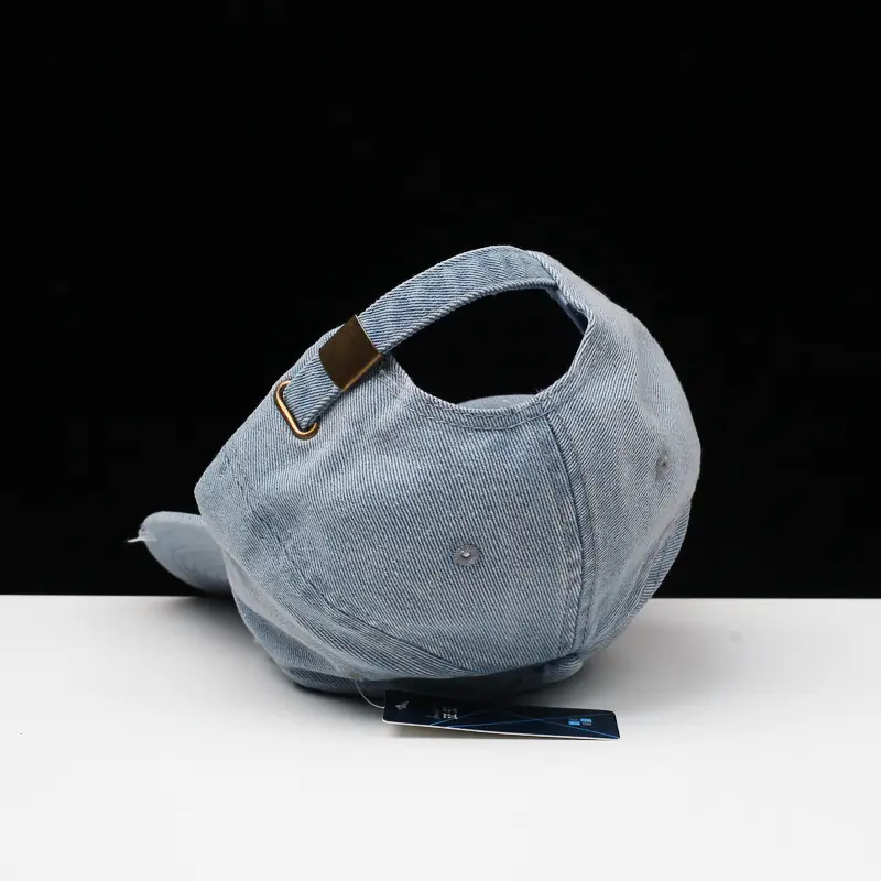 Women Distressed Washed Cap with Embroidery 2021 - Image 9