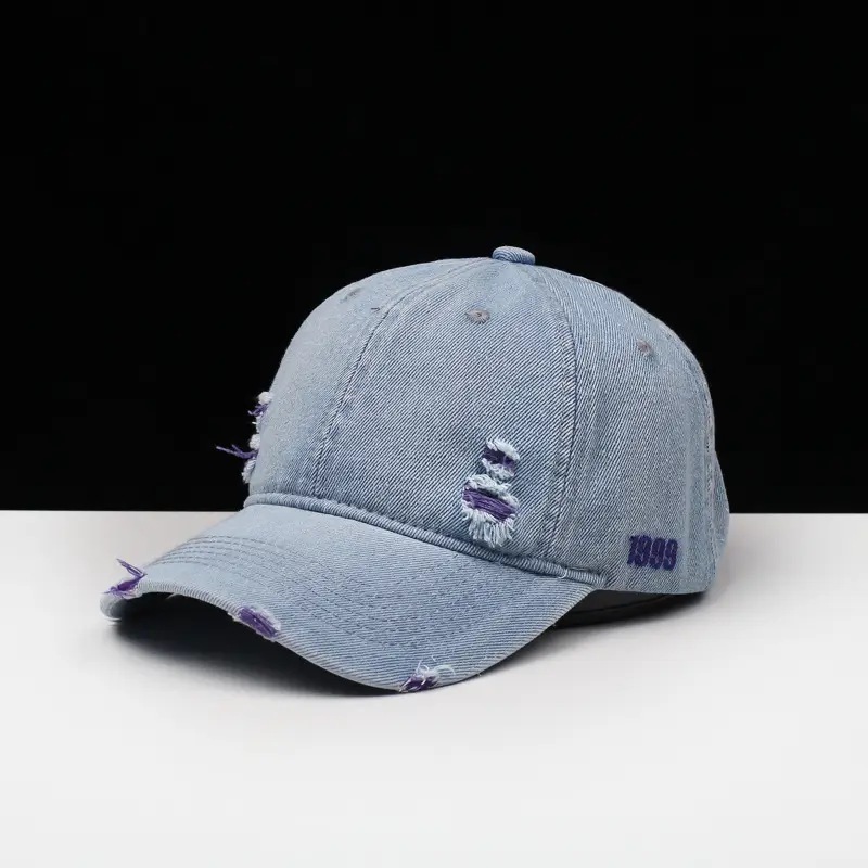 Women Distressed Washed Cap with Embroidery 2021 — feature 2
