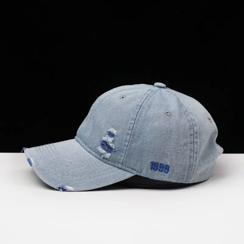 Women Distressed Washed Cap with Embroidery 2021 — feature 8
