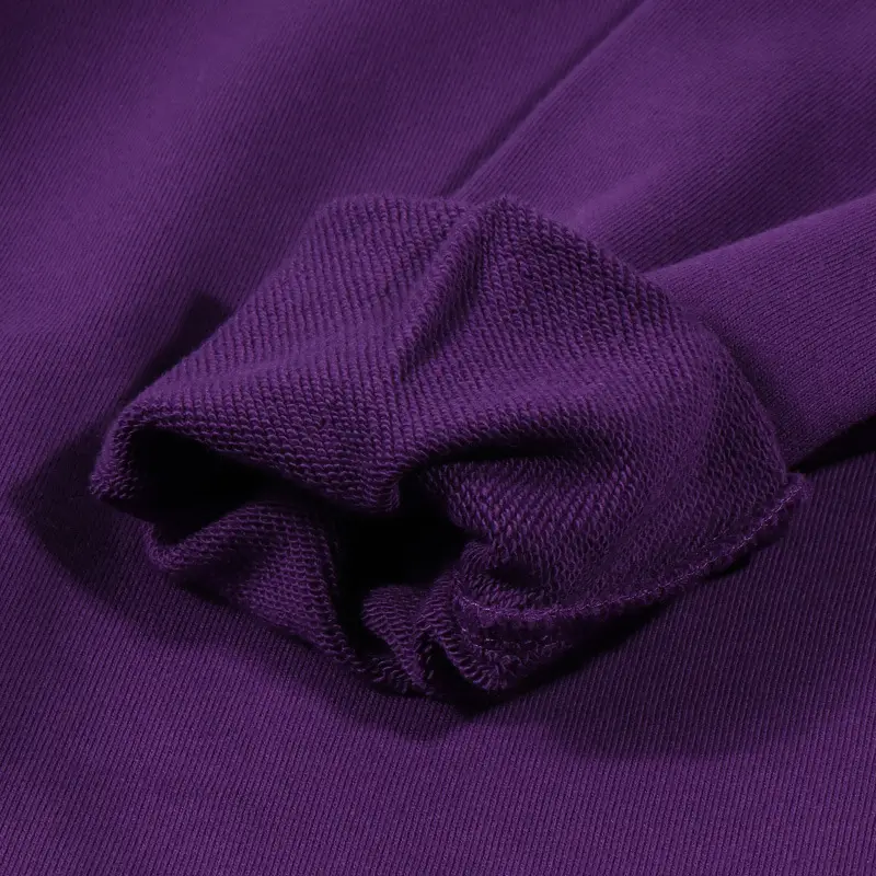 Purple 340g Crewneck Sweater for Men Women