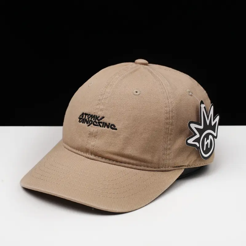 Japanese Embroidered Pure Cotton Baseball Cap Green - Image 5