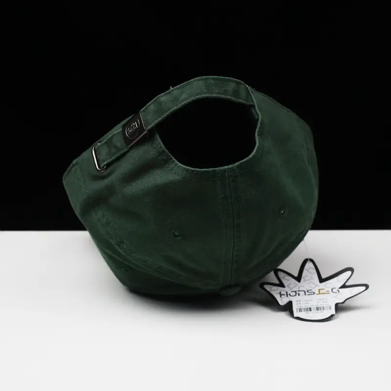 Japanese Embroidered Pure Cotton Baseball Cap Green — feature 8