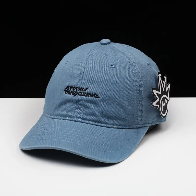 Japanese Embroidered Pure Cotton Baseball Cap Green - Image 6