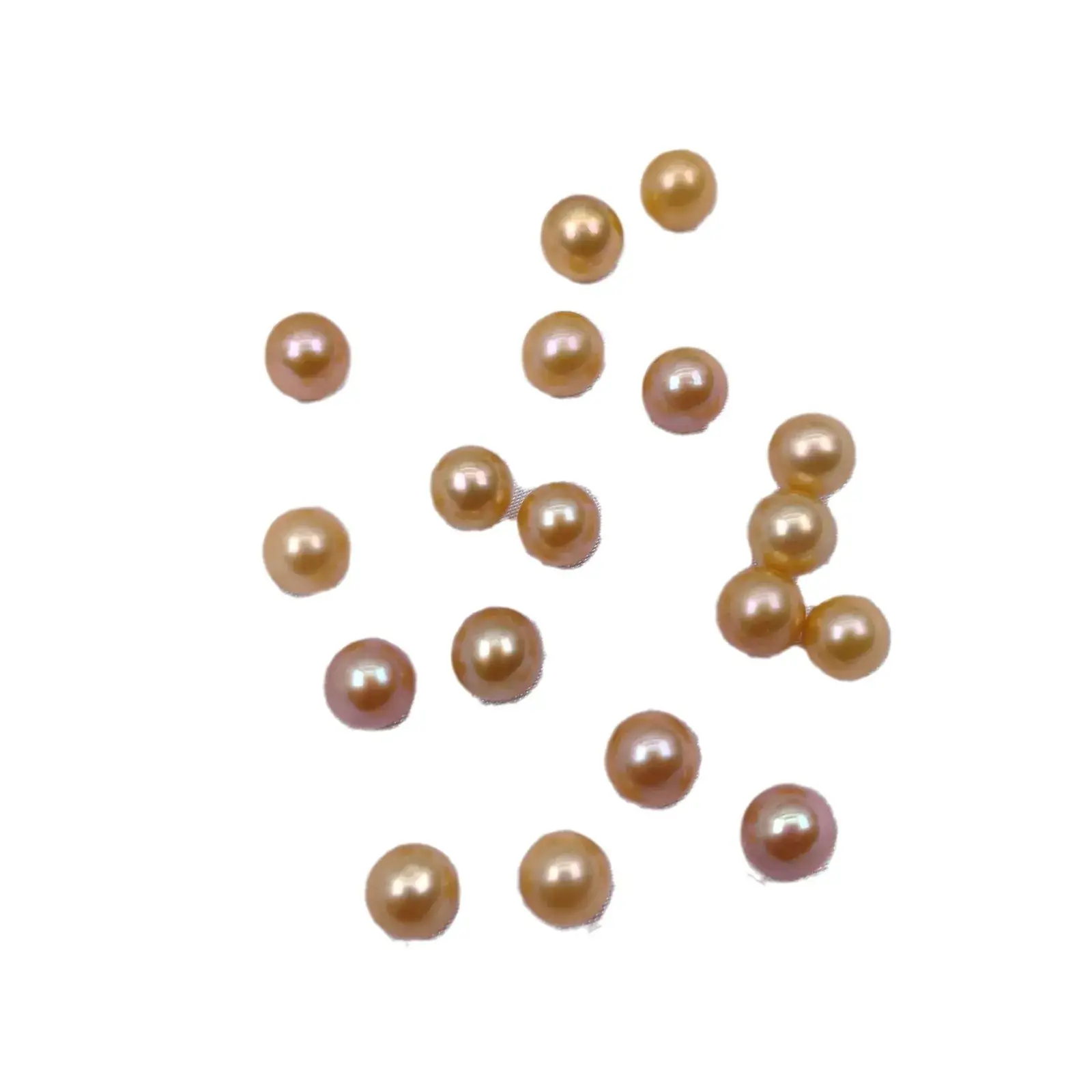 South Sea Gold Pearls 8-11mm DIY Earrings - Image 6