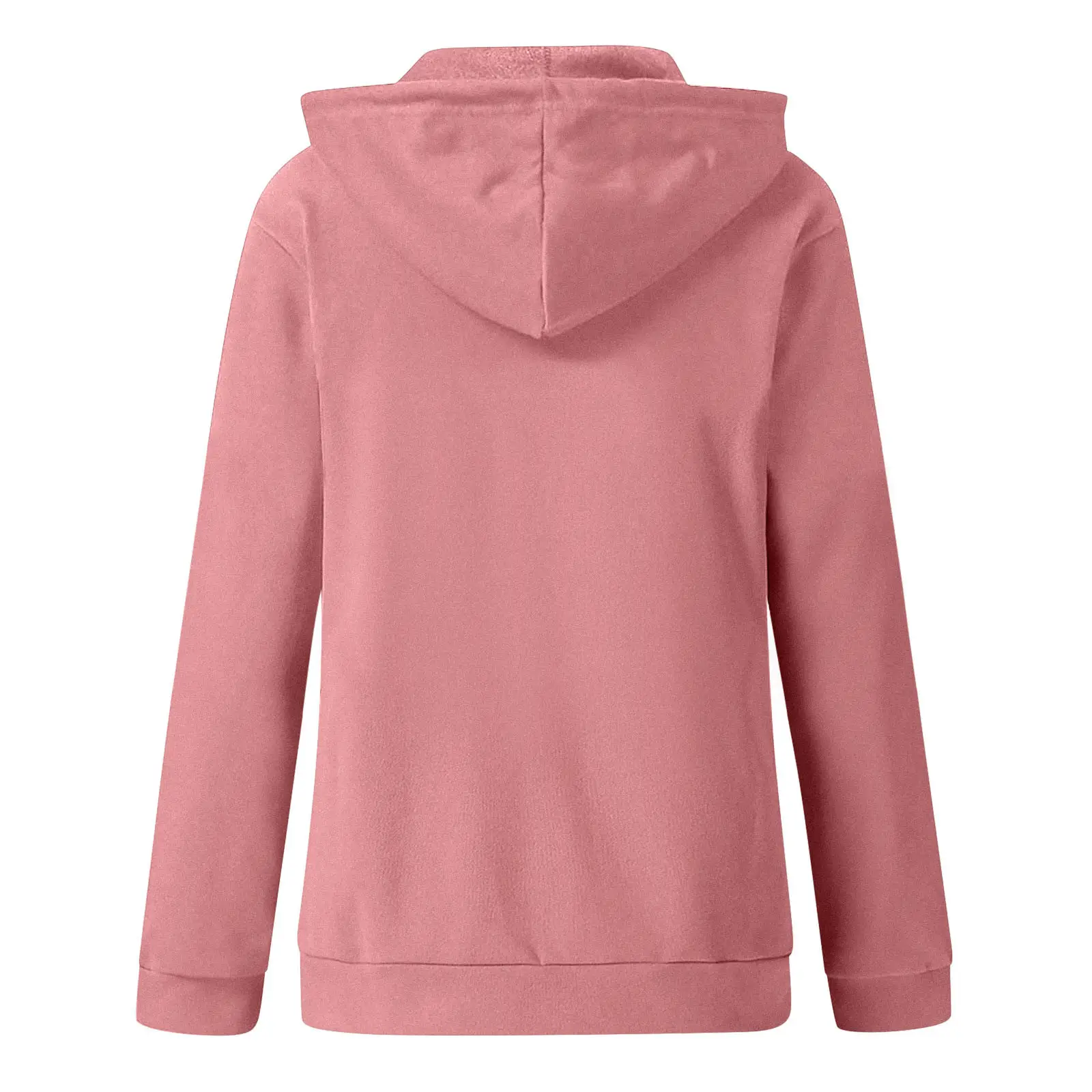 Green Zipper Hoodie Sweatshirt Women Long Sleeve Drawstring — feature 37
