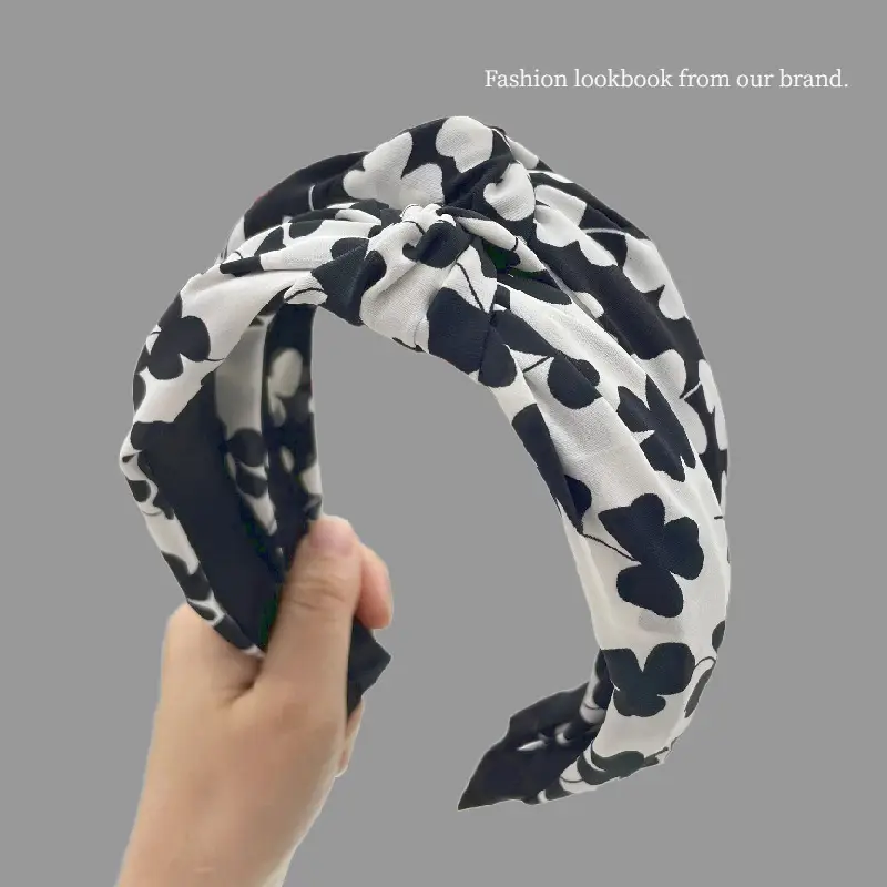 Black Butterfly Print Hair Hoop for Girls - Image 21