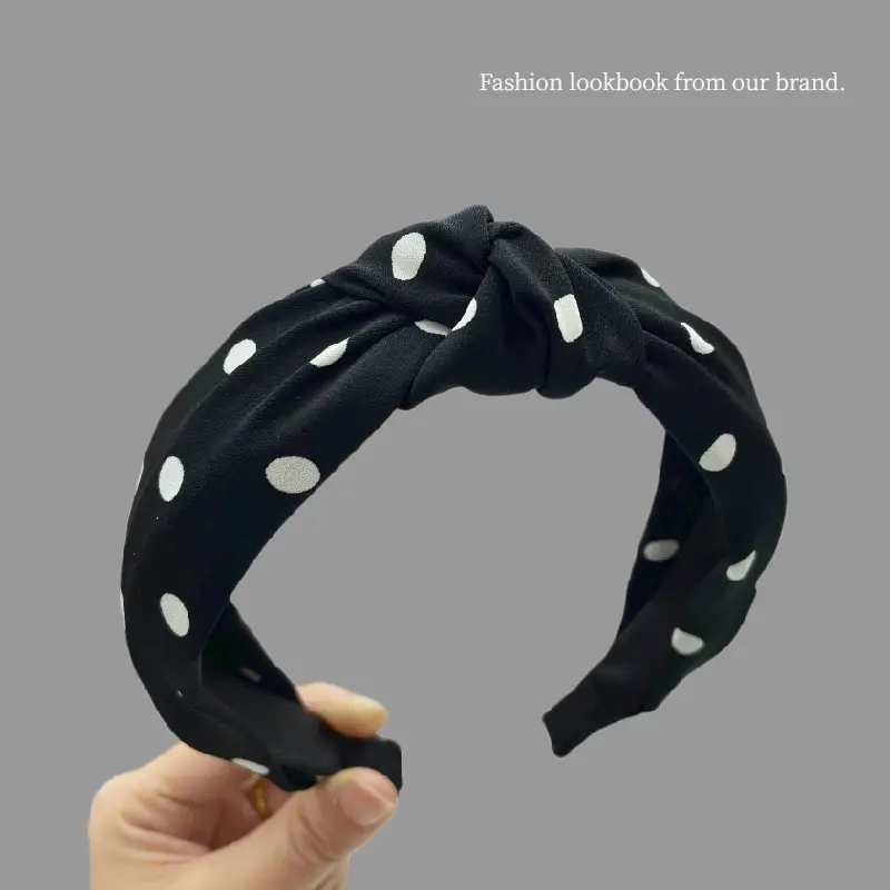 Black Butterfly Print Hair Hoop for Girls - Image 12