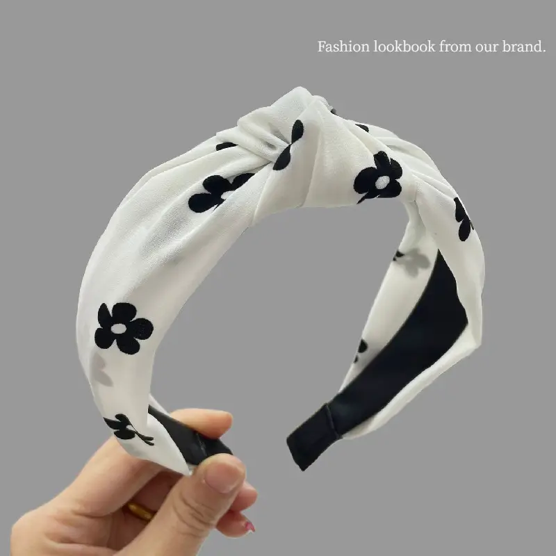 Black Butterfly Print Hair Hoop for Girls - Image 15