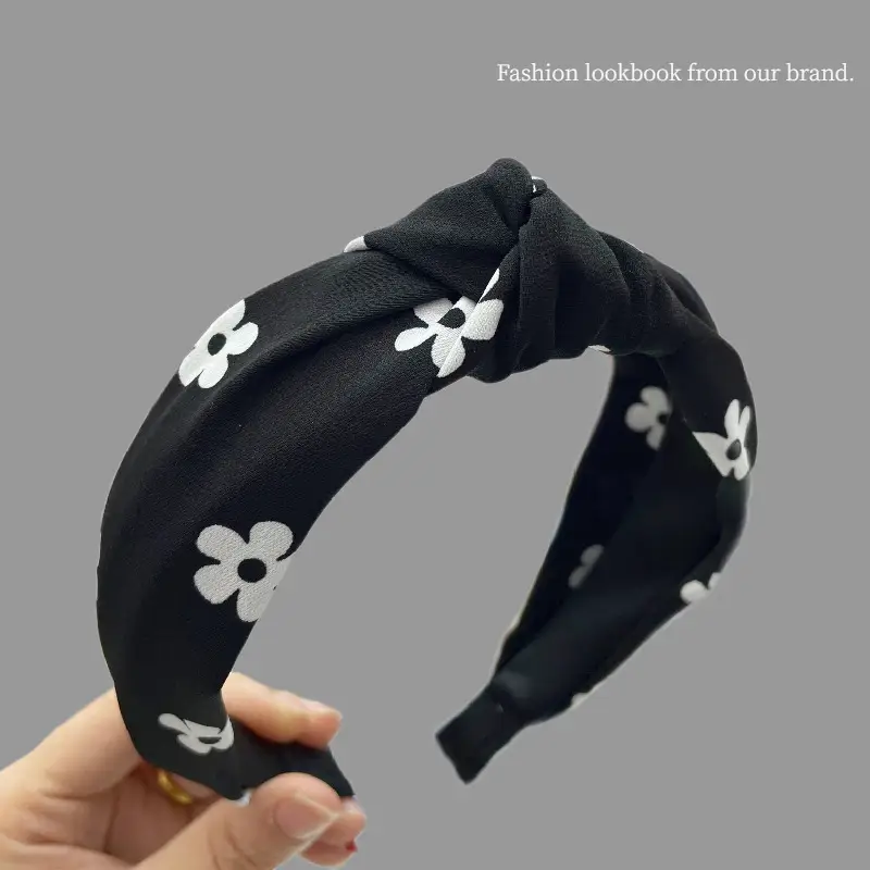 Black Butterfly Print Hair Hoop for Girls - Image 17