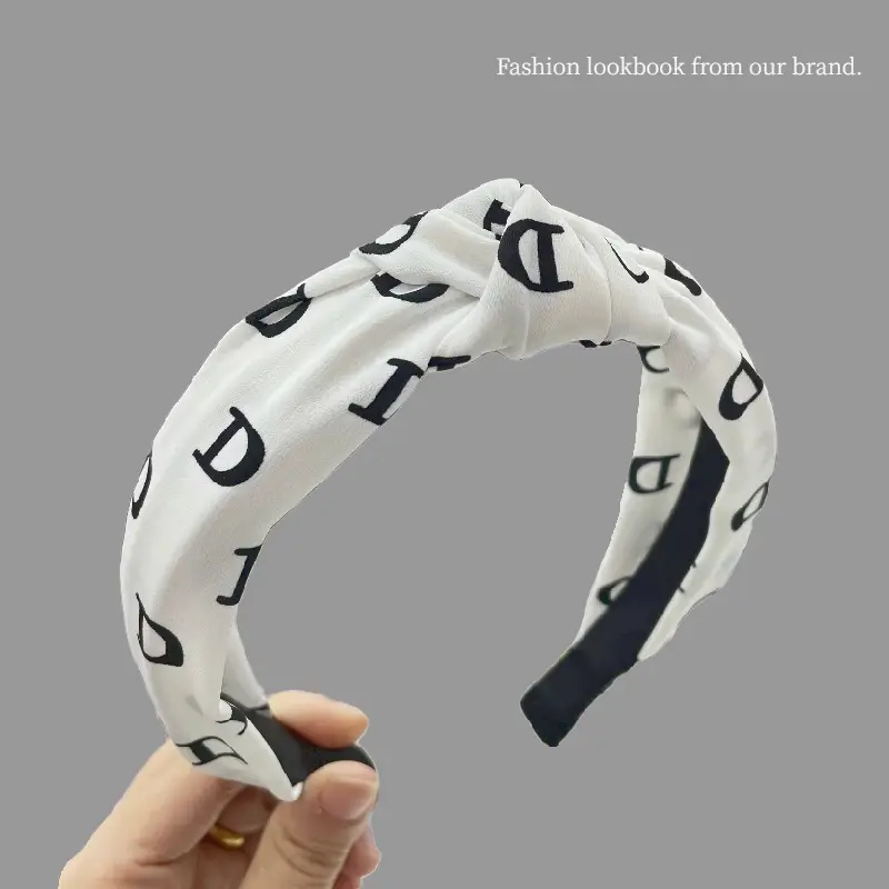 Black Butterfly Print Hair Hoop for Girls - Image 9
