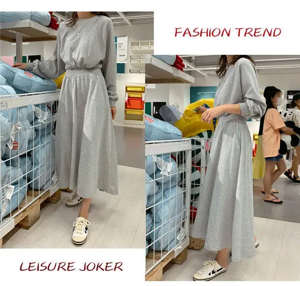 Long Sleeve Waist-Cinching Longwear Dress for Women Large — feature 14