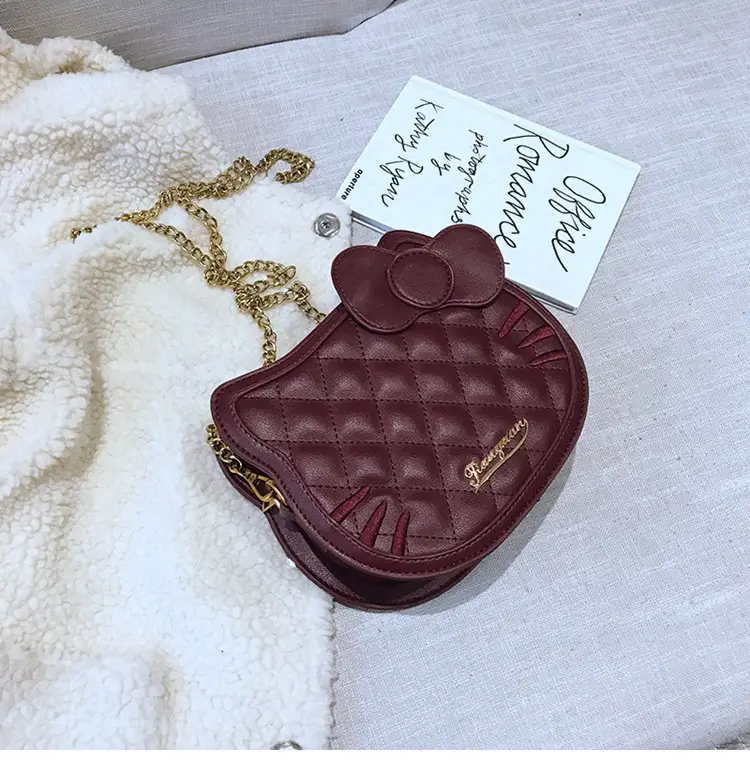 Pink Quilted Chain Crossbody Bag for Women — feature 14