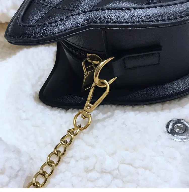 Pink Quilted Chain Crossbody Bag for Women — feature 24