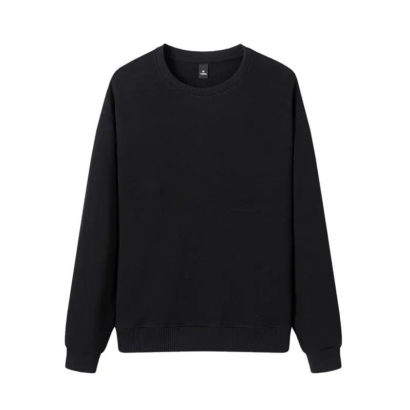 Purple Cotton Round Neck Sweatshirt for Men Women 380g