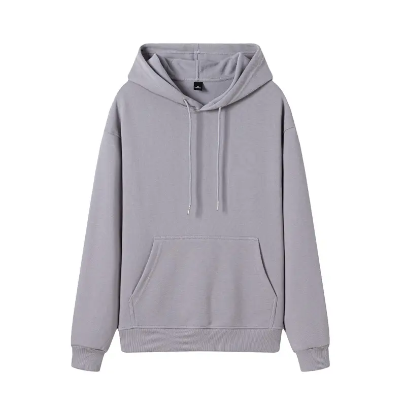 Purple Cotton Round Neck Sweatshirt for Men Women 380g