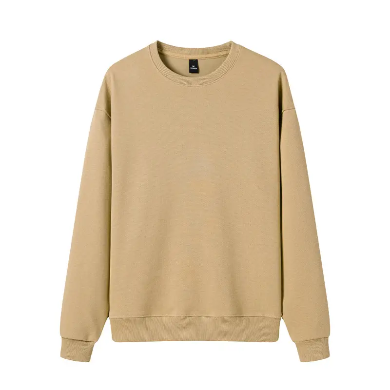 Purple Cotton Round Neck Sweatshirt for Men Women 380g
