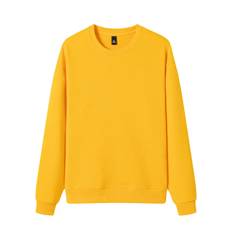 Purple Cotton Round Neck Sweatshirt for Men Women 380g