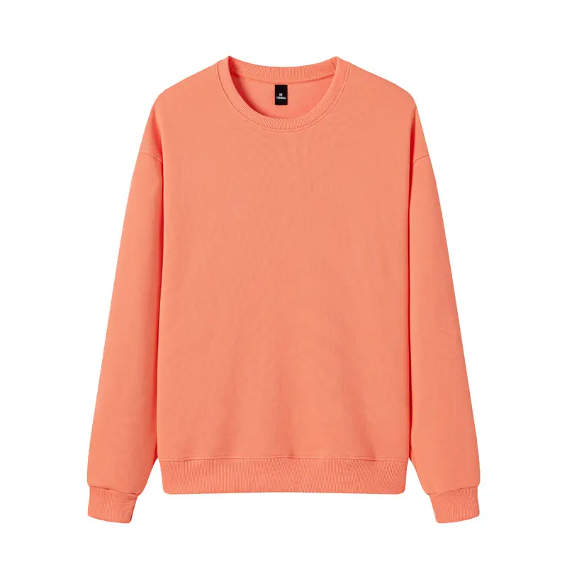 Purple Cotton Round Neck Sweatshirt for Men Women 380g