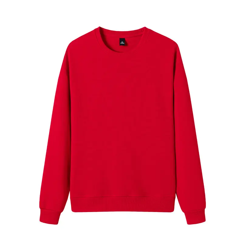 Purple Cotton Round Neck Sweatshirt for Men Women 380g
