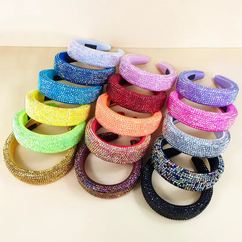 Korean Diamond Sponge Headband with Drill - Image 17