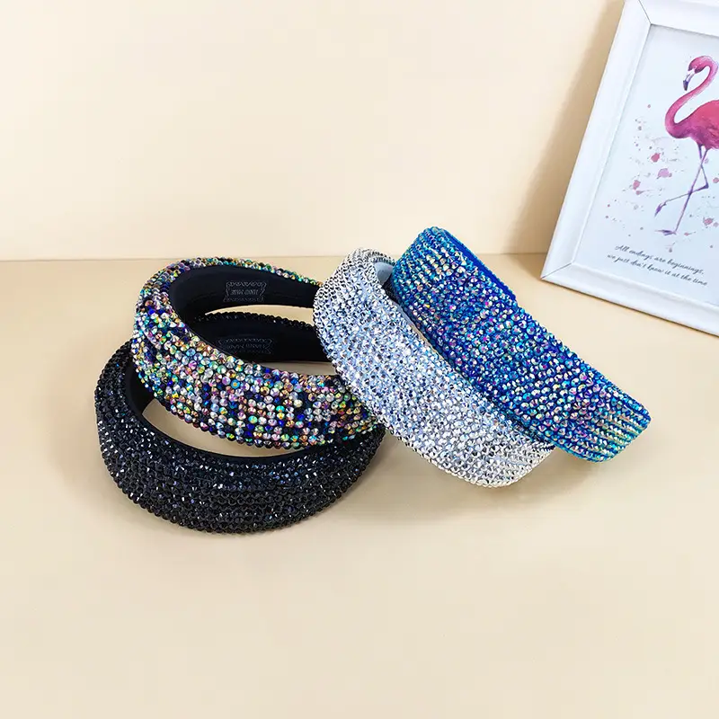 Korean Diamond Sponge Headband with Drill - Image 20