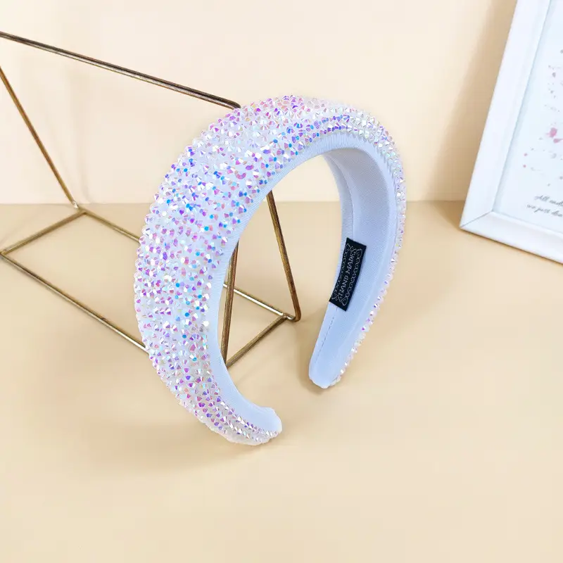 Korean Diamond Sponge Headband with Drill - Image 2