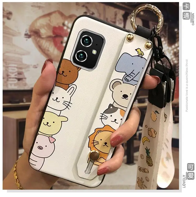 Huawei iPhone Cartoon Protective Case with Wrist Strap — feature 12