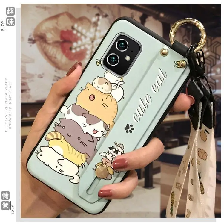 Huawei iPhone Cartoon Protective Case with Wrist Strap — feature 13