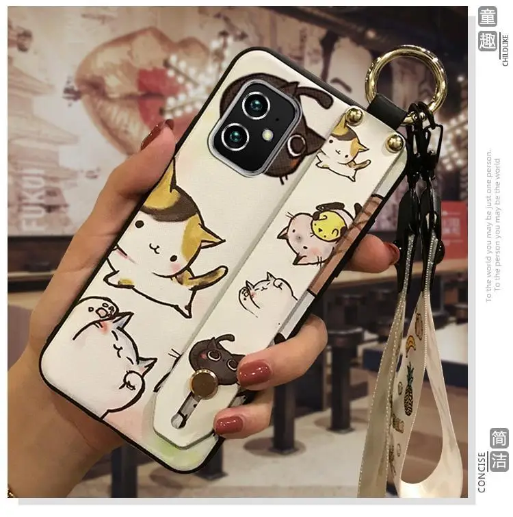 Huawei iPhone Cartoon Protective Case with Wrist Strap — feature 14