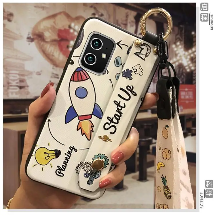 Huawei iPhone Cartoon Protective Case with Wrist Strap — feature 8